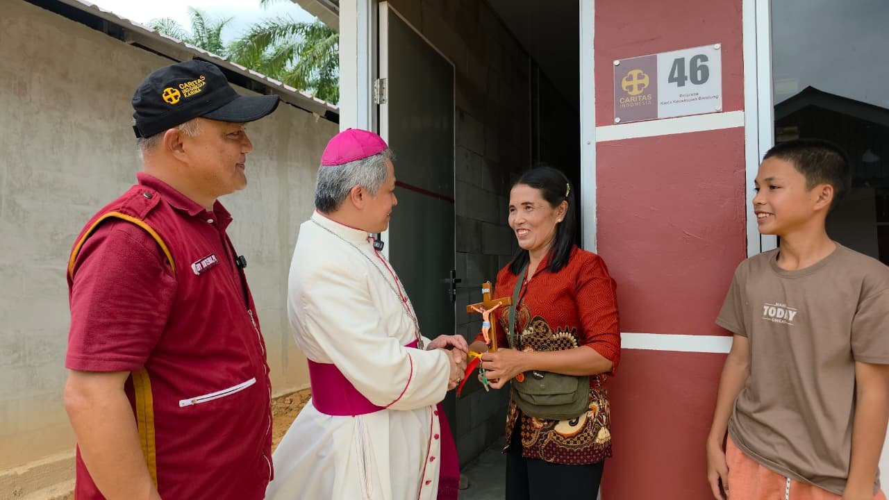 Caritas Indonesia Serahkan Hunian untuk Warga Terdampak Banjir di Tapanuli Tengah