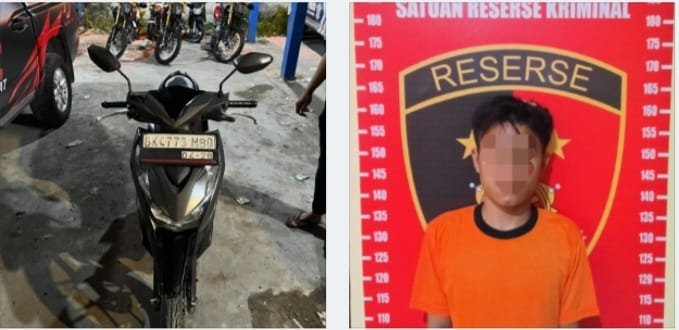 Tim URC Polresta Deli Serdang Ringkus Pelaku Curanmor