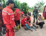 Polsek Pemulutan Ogan ilir Bersama Tiga Pilar Perkuat Patroli dan Edukasi Cegah Karhutla