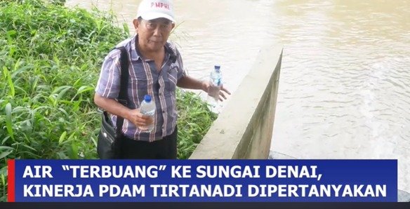 AIR “TERBUANG” KE SUNGAI DENAI, KINERJA PDAM TIRTANADI DIPERTANYAKAN AIR “TERBUANG” KE SUNGAI DENAI, KINERJA PDAM TIRTANADI DIPERTANYAKAN