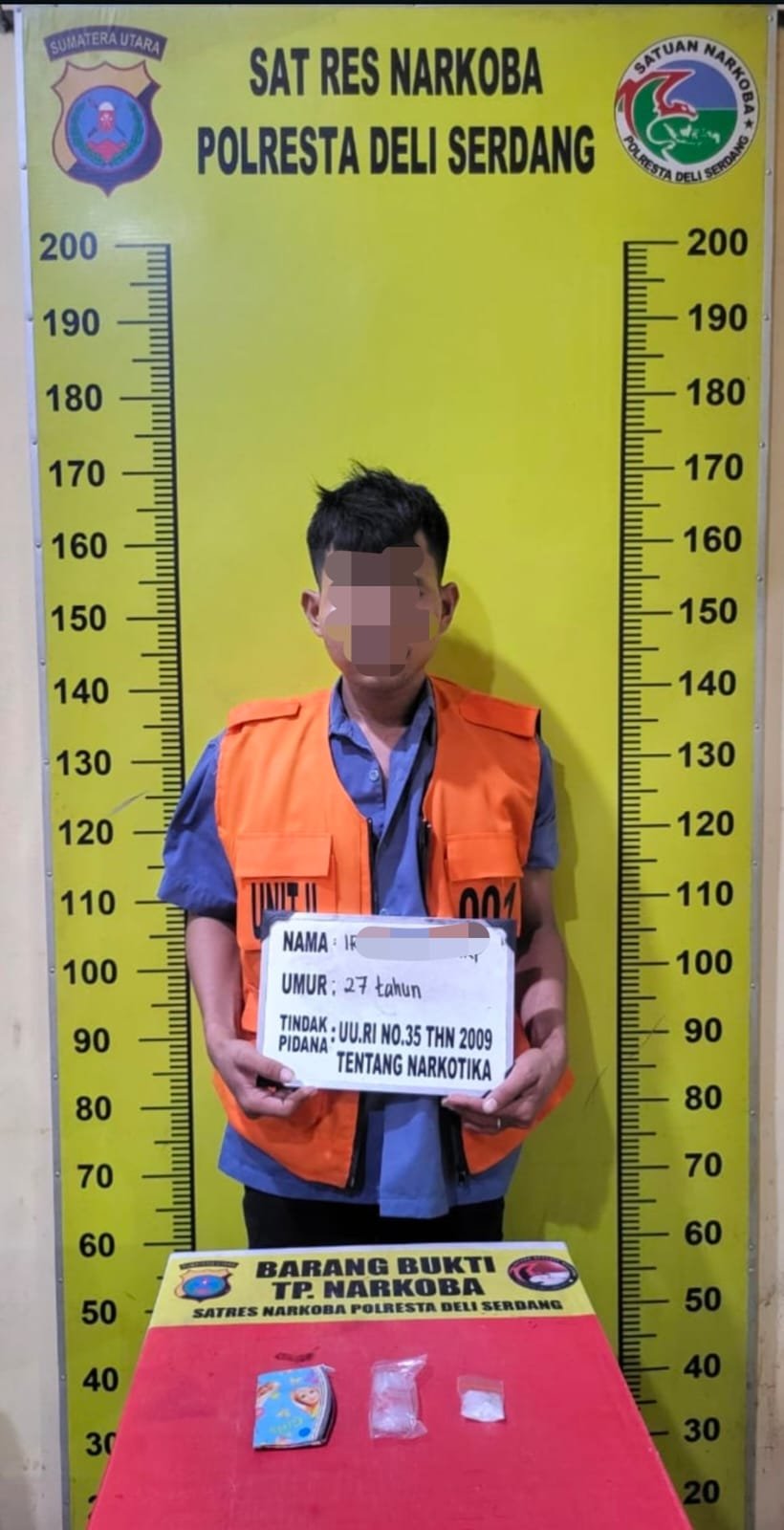 Satresnarkoba Polresta Deli Serdang Amankan Pelaku Bawa Sabu 4,48 Gram Satresnarkoba Polresta Deli Serdang Amankan Pelaku Bawa Sabu 4,48 Gram