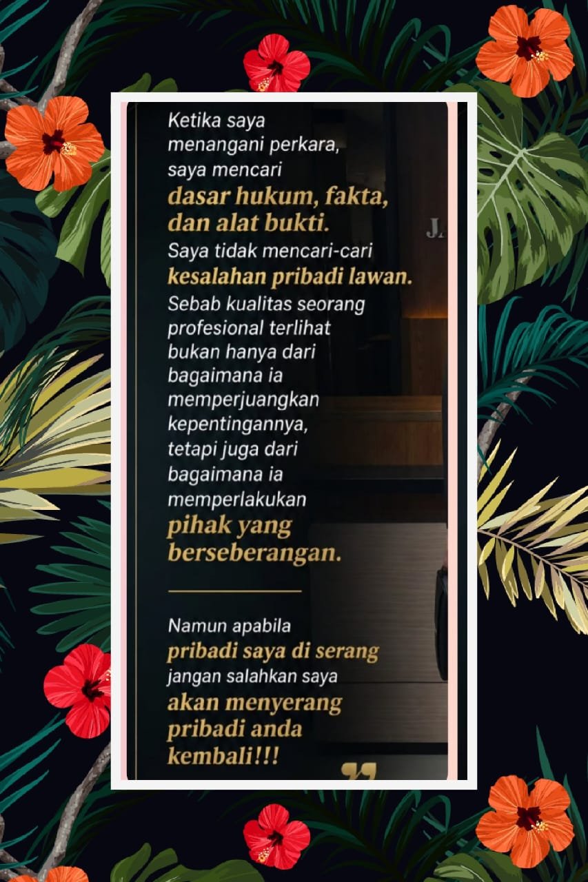 R Wendeilyna Simarmata, Hadapi Perkara dengan Hukum, Fakta dan Bukti, Bukan Serangan Pribadi R Wendeilyna Simarmata, Hadapi Perkara dengan Hukum, Fakta dan Bukti, Bukan Serangan Pribadi