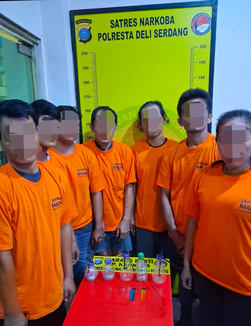 Satres Narkoba Polresta Deli Serdang Bakar Habis Lapak Narkoba di Tanjung Morawa