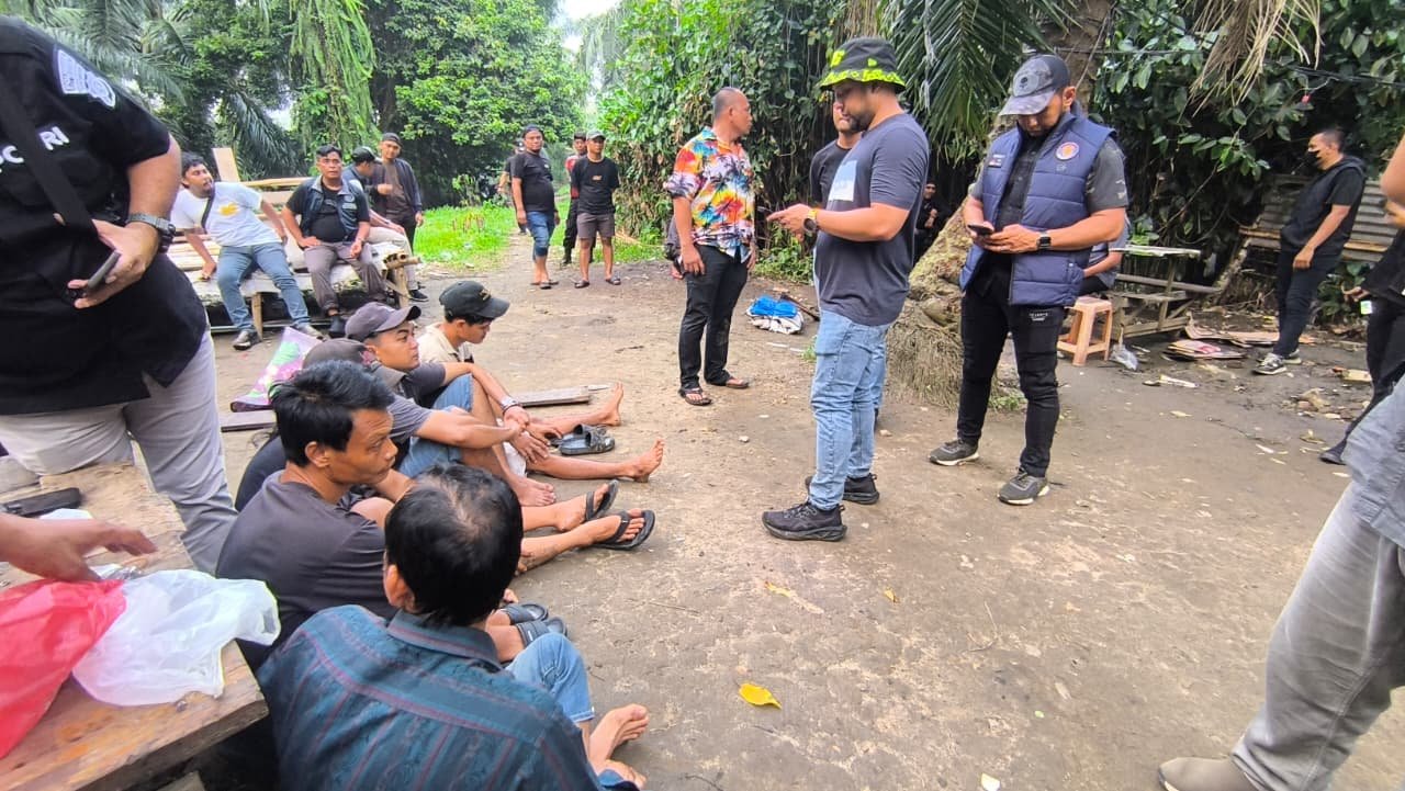Satres Narkoba Polresta Deli Serdang Bakar Habis Lapak Narkoba di Tanjung Morawa
