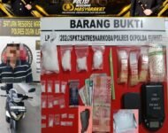 Sat Resnarkoba Polres Ogan Ilir Ringkus Pengedar Sabu 106,99 Gram di Tanjung Sejaro