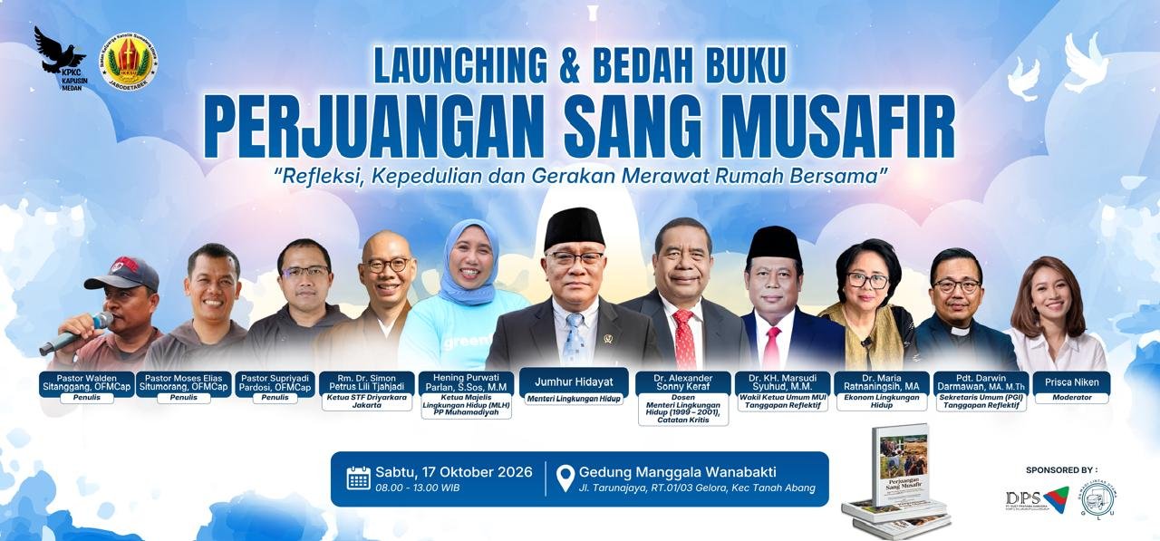 Tokoh Lintas Agama Akan Bedah Buku “Perjuangan Sang Musafir” Karya Pastor Katolik Tokoh Lintas Agama Akan Bedah Buku “Perjuangan Sang Musafir” Karya Pastor Katolik