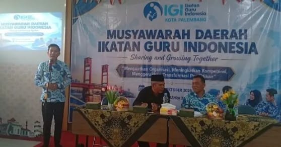 Perkuat Transformasi Pendidikan, Ujang Supriyadi Terpilih Aklamasi Pimpin IGI Kota Palembang Periode 2026–2031 Perkuat Transformasi Pendidikan, Ujang Supriyadi Terpilih Aklamasi Pimpin IGI Kota Palembang Periode 2026–2031
