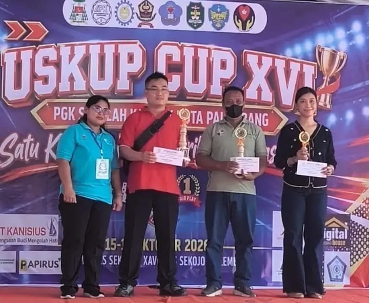 Semarak Kebersamaan Pendidik Katolik: USKUP CUP XVI 2026 Resmi Ditutup, Rayon Seberang Ulu Plaju Siap Tuan Rumah Berikutnya