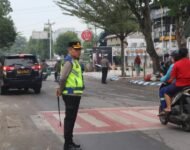 Kapolresta Deli Serdang Atur Lalu Lintas Ditengah Masyarakat