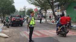 Kapolresta Deli Serdang Atur Lalu Lintas Ditengah Masyarakat
