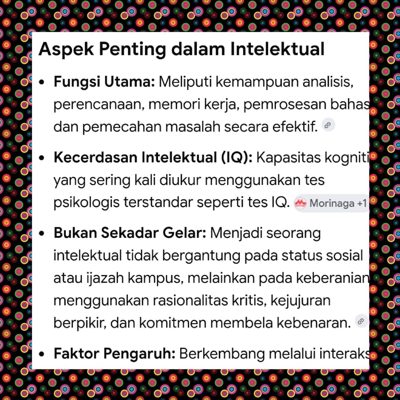 R Wendeilyna Simarmata, Yuk Simak, Apa Itu Intelektual? Pengertian, Makna, dan Hakikat Sebenarnya Menurut Piaget