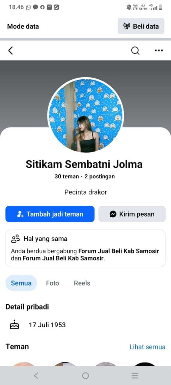 Polres Samosir Dan DitresSiber PoldaSU Diminta Uji Pasal dan Ungkap Identitas Akun Anonim, STTLP Dugaan Penghinaan di Facebook Forum Jual Beli Kab Samosir Terbit