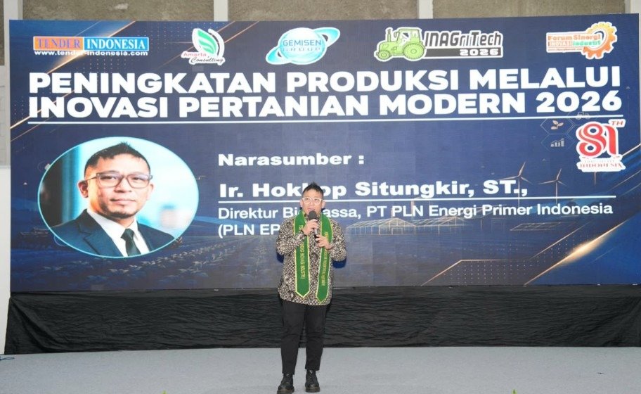 Direktur Biomassa PLN EPI Raih Penghargaan Inagritech 2026 atas Kepemimpinan dalam Percepatan Pengembangan Biomassa Direktur Biomassa PLN EPI Raih Penghargaan Inagritech 2026 atas Kepemimpinan dalam Percepatan Pengembangan Biomassa