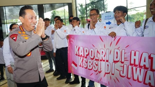 Kapolri Listyo Sigit Prabowo Diangkat Jadi Anggota Kehormatan KSBSI