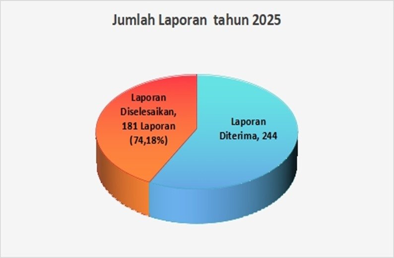 Laporan kegiatan Ombudsman Sumatera Selatan semester 1 tahun 2025