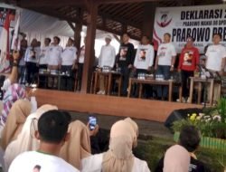 Disaksikan Hashim, Noel Kukuhkan Prabowo Mania 08 Jawa Barat di Kuningan