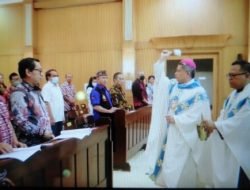 Pelantikan Pengurus LP3KN Periode 2023-2027, Ketua KWI Ajak Pengurus Belajar Makin Dekat dengan Allah