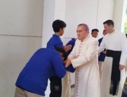 Kunjungi Seminari Palembang, Duta Besar Vatikan Mgr. Piero Pioppo Ajak Seminaris Berjuang Membangun Kekudusan