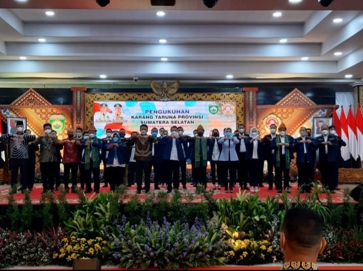 Herman Deru Kukuhkan Karang Taruna Prov. Sumsel 2020 – 2025 Berlangsung Khidmat dan Sukses