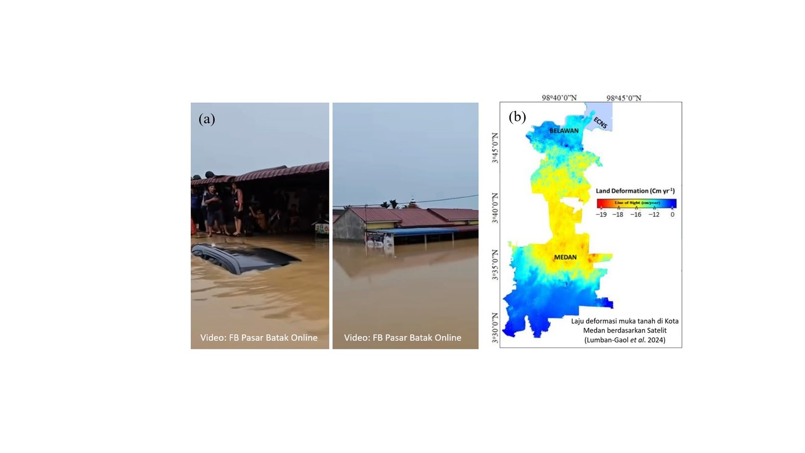 Banjir di Kota Medan semakin Parah akibat laju penurunan muka tanah sangat tinggi Banjir di Kota Medan semakin Parah akibat laju penurunan muka tanah sangat tinggi