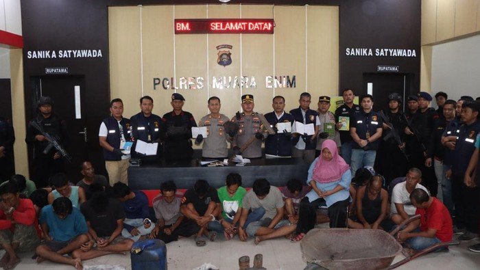16 Orang Jadi Tersangka Penambangan Batu bara Ilegal di Muara Enim