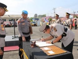 Wakapolres Lahat pindah jadi Koorspripim Kapolda digantikan Kompol Roy Tambunan S.IK dari Kabagops Polres Banyuasin